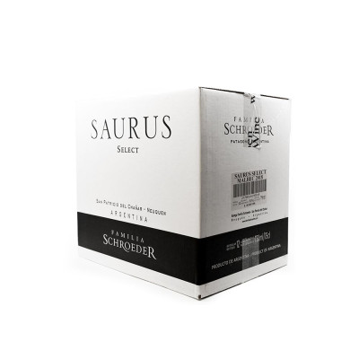 Familia Schroeder Chardonnay Saurus Select - karton 12 lahví