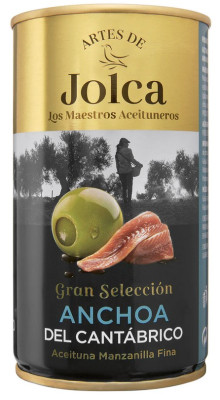 Olivy Jolca plněné kantabrijskou ančovičkou 350 g