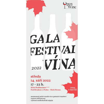 PROBĚHLO: Vstupenka: Gala festival vín / Praha